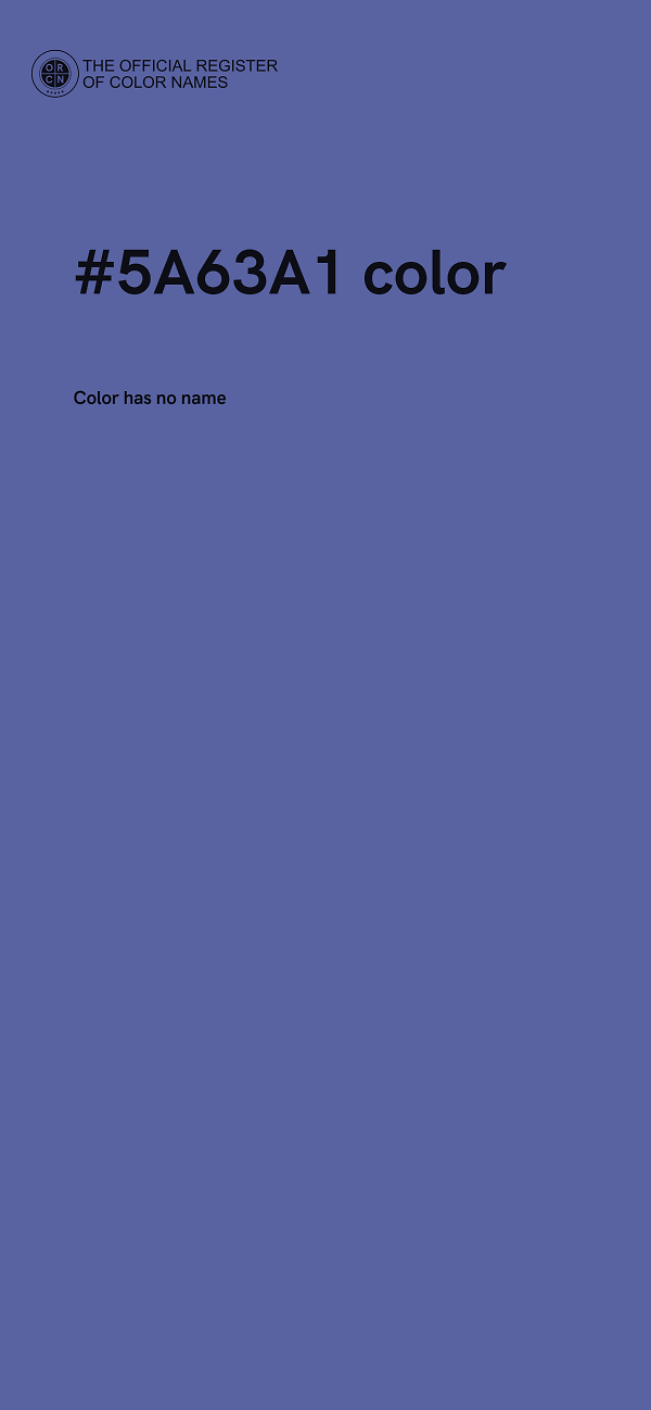 #5A63A1 color image