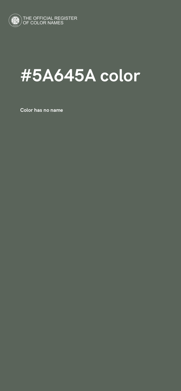 #5A645A color image
