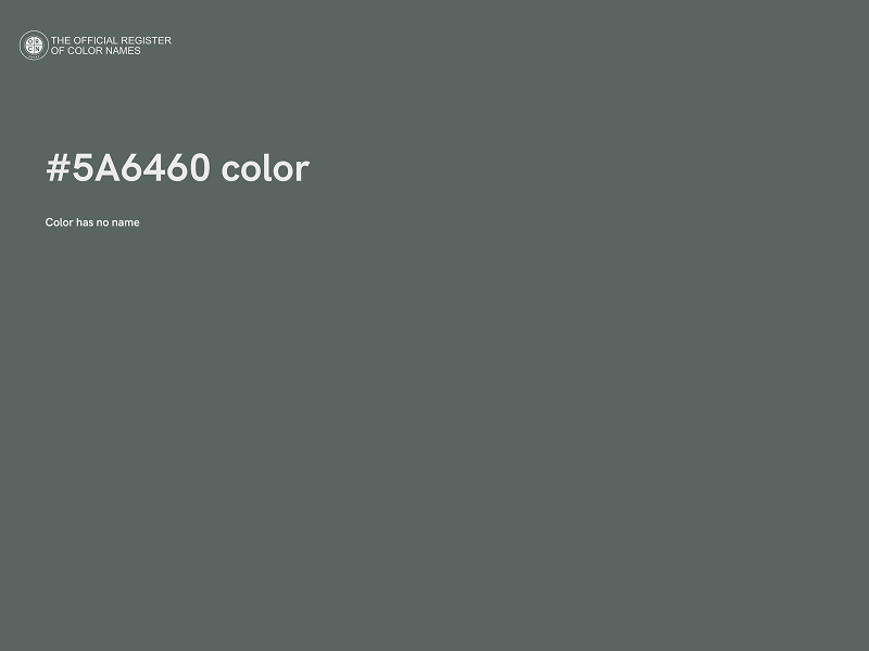 #5A6460 color image