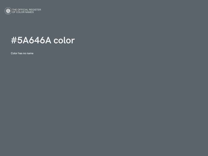 #5A646A color image