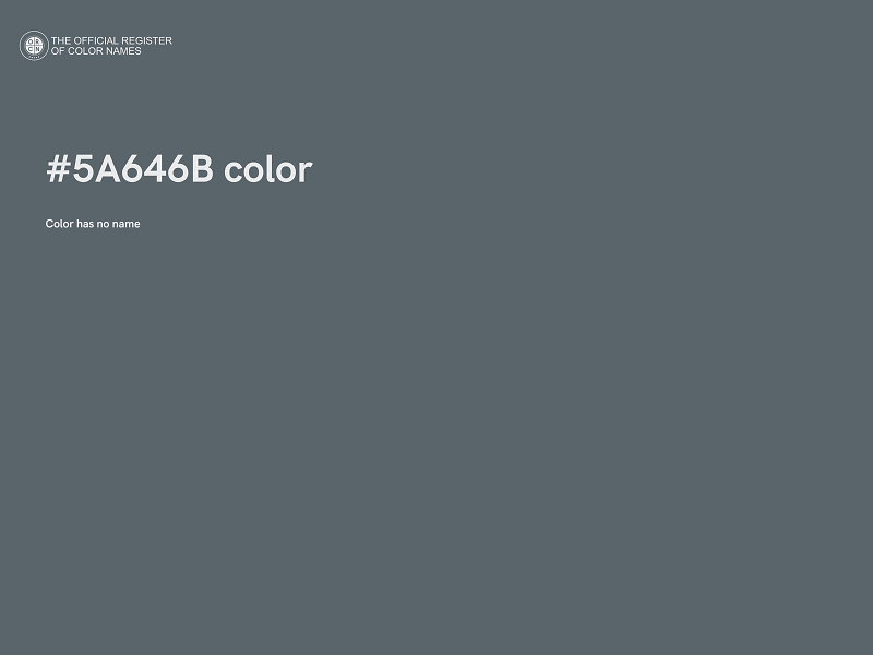 #5A646B color image