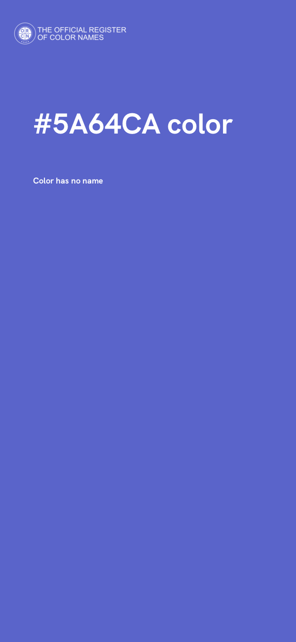 #5A64CA color image