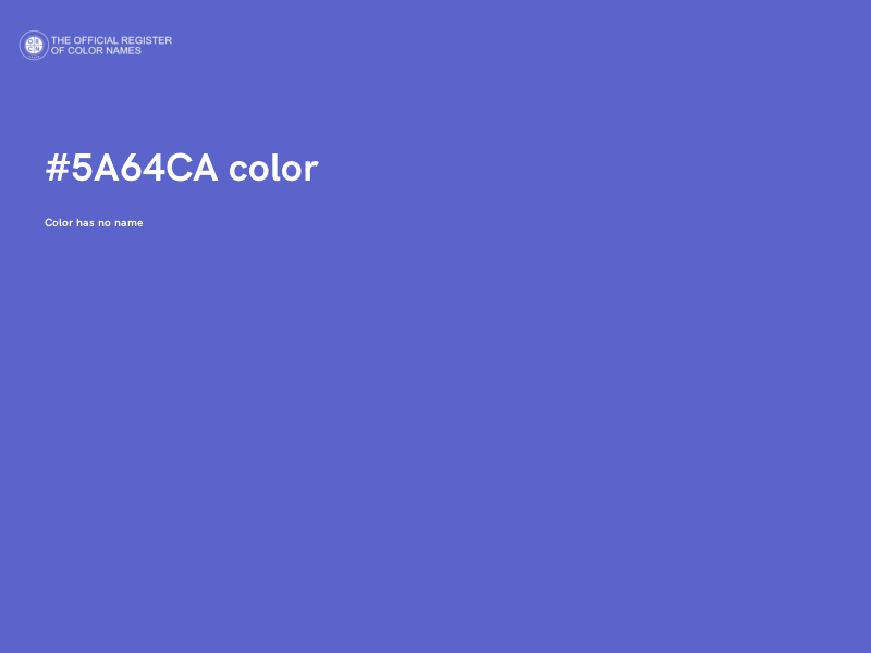 #5A64CA color image