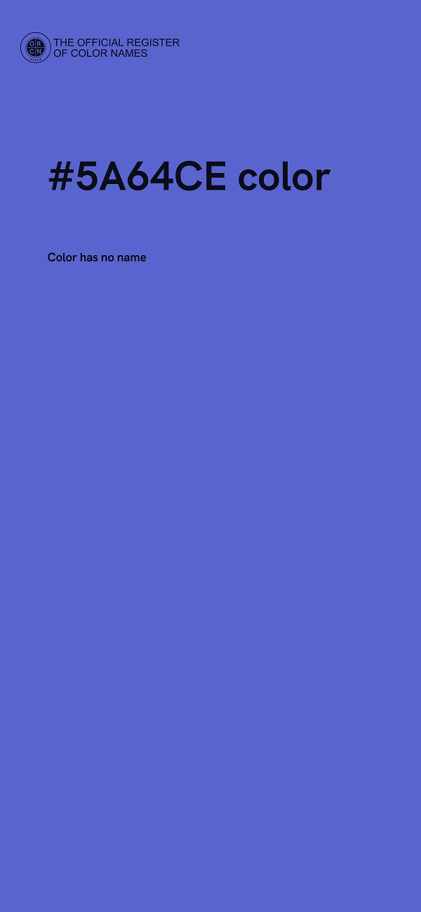 #5A64CE color image
