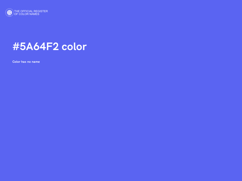 #5A64F2 color image
