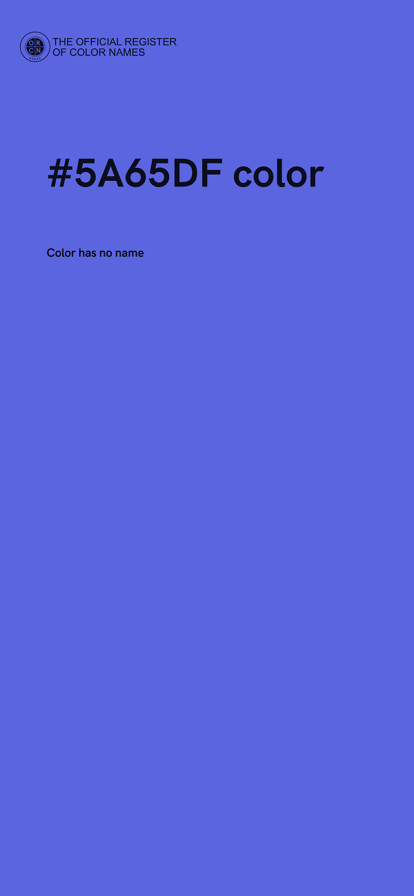 #5A65DF color image