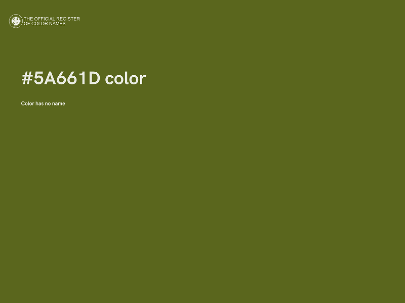 #5A661D color image