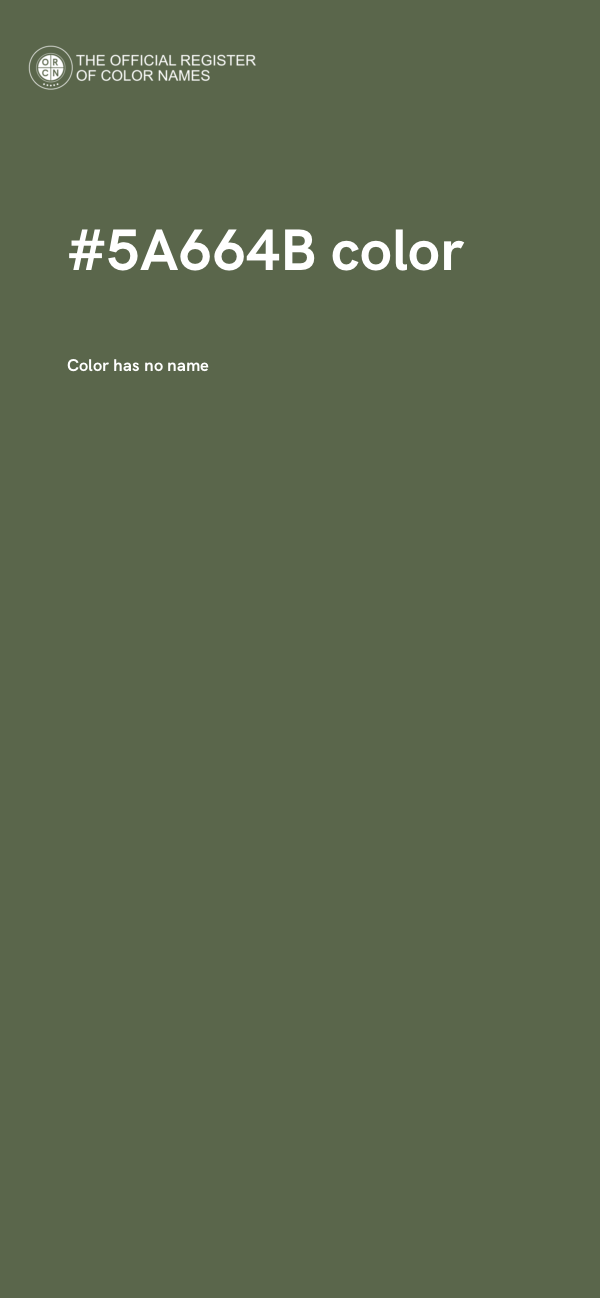 #5A664B color image