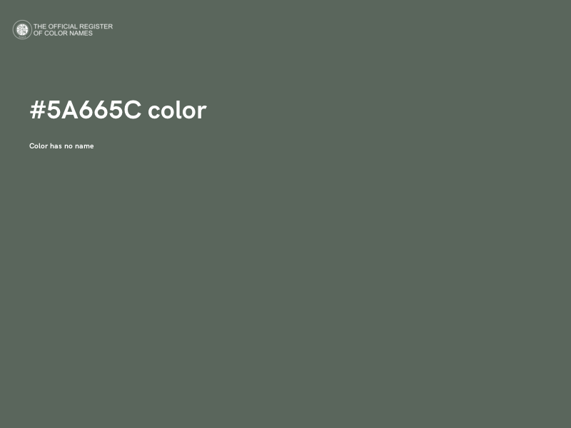 #5A665C color image