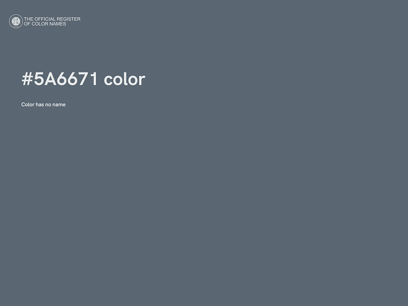 #5A6671 color image