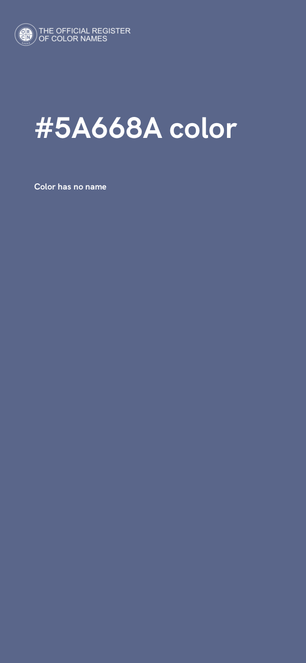 #5A668A color image