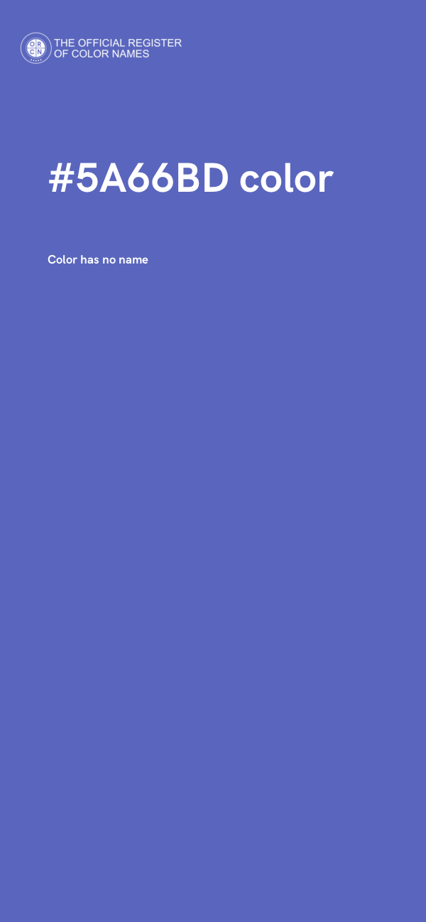 #5A66BD color image