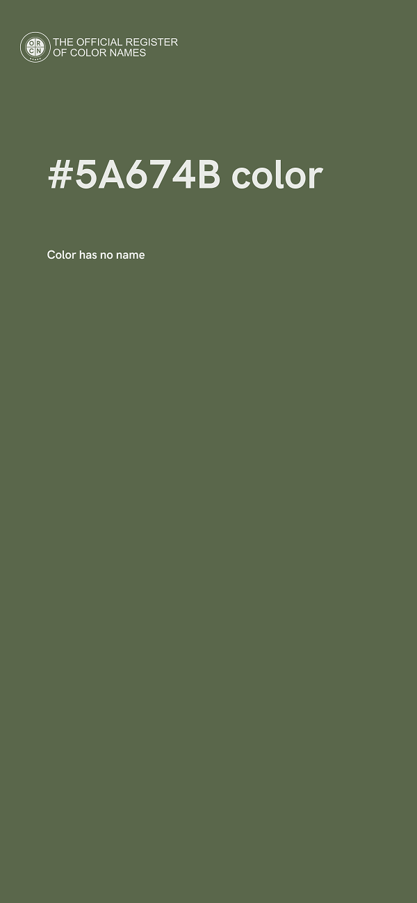 #5A674B color image