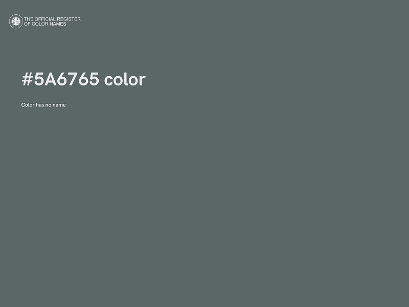#5A6765 color image