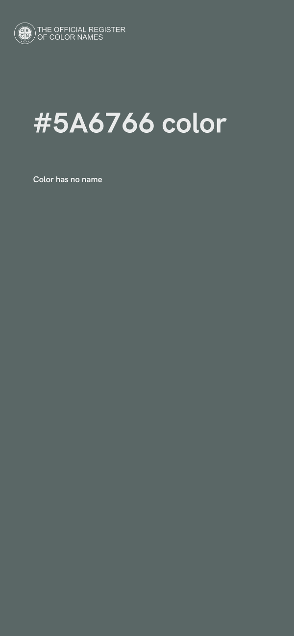 #5A6766 color image