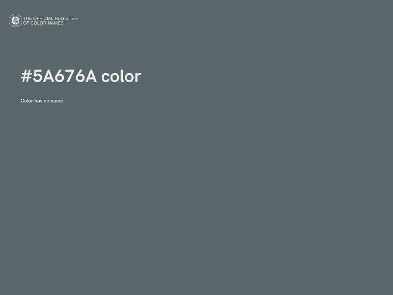 #5A676A color image