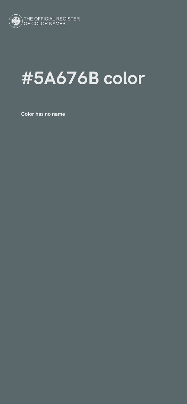 #5A676B color image