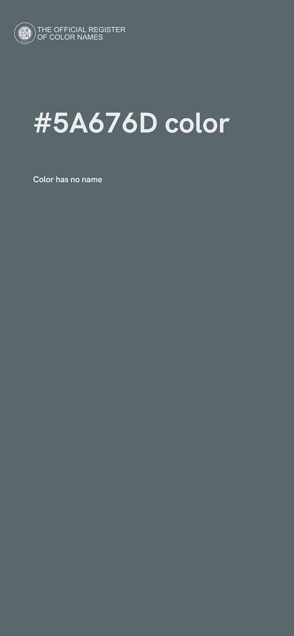 #5A676D color image