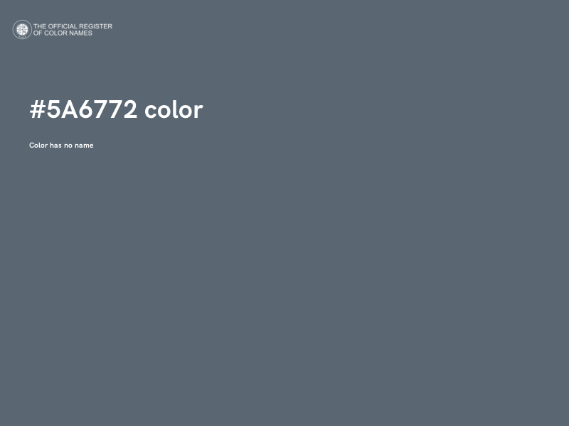 #5A6772 color image