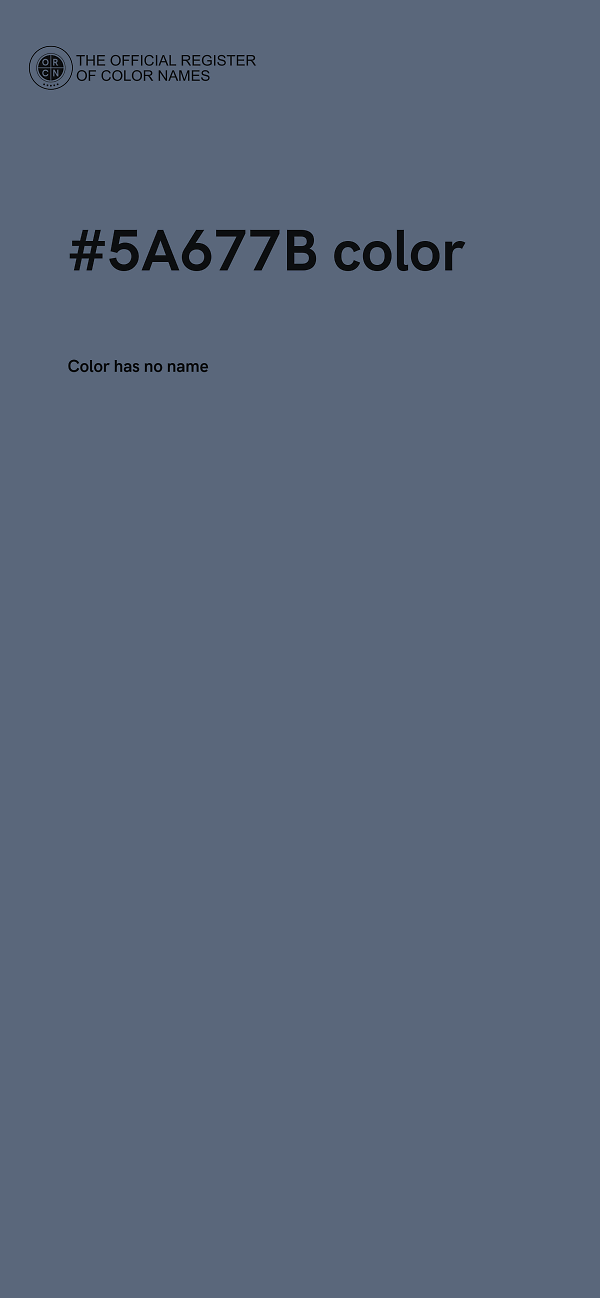 #5A677B color image