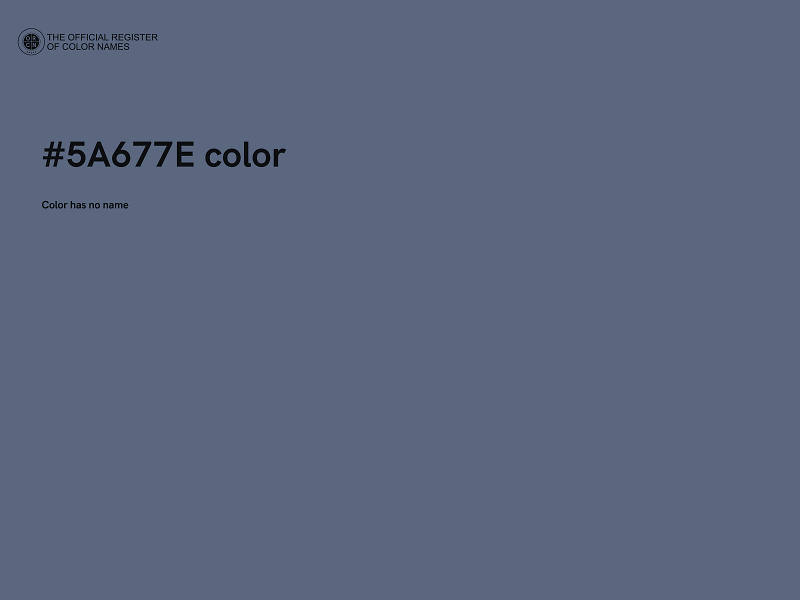 #5A677E color image