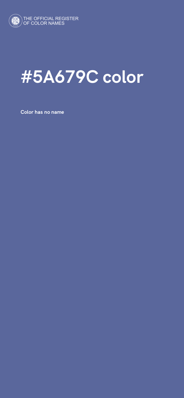 #5A679C color image