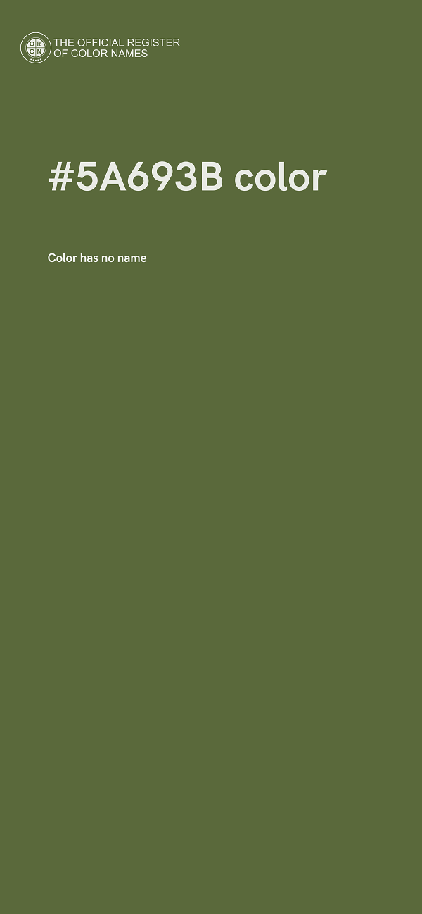 #5A693B color image