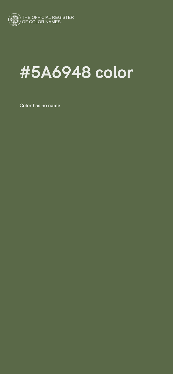 #5A6948 color image