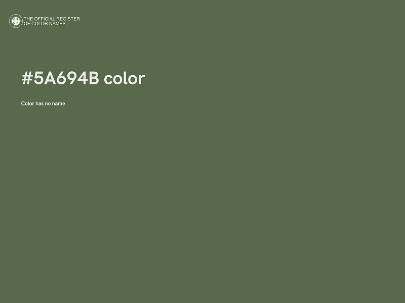 #5A694B color image