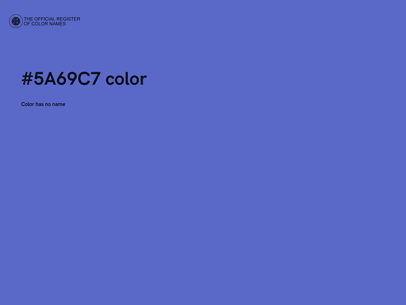 #5A69C7 color image
