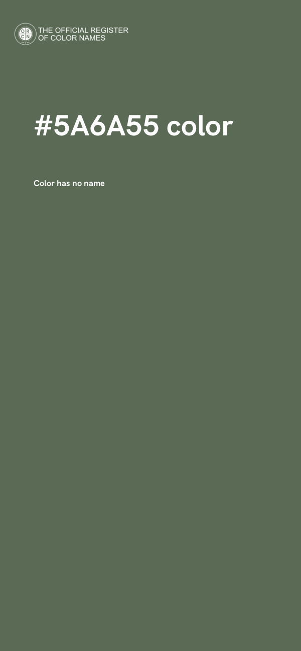 #5A6A55 color image