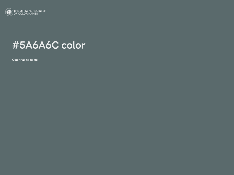 #5A6A6C color image