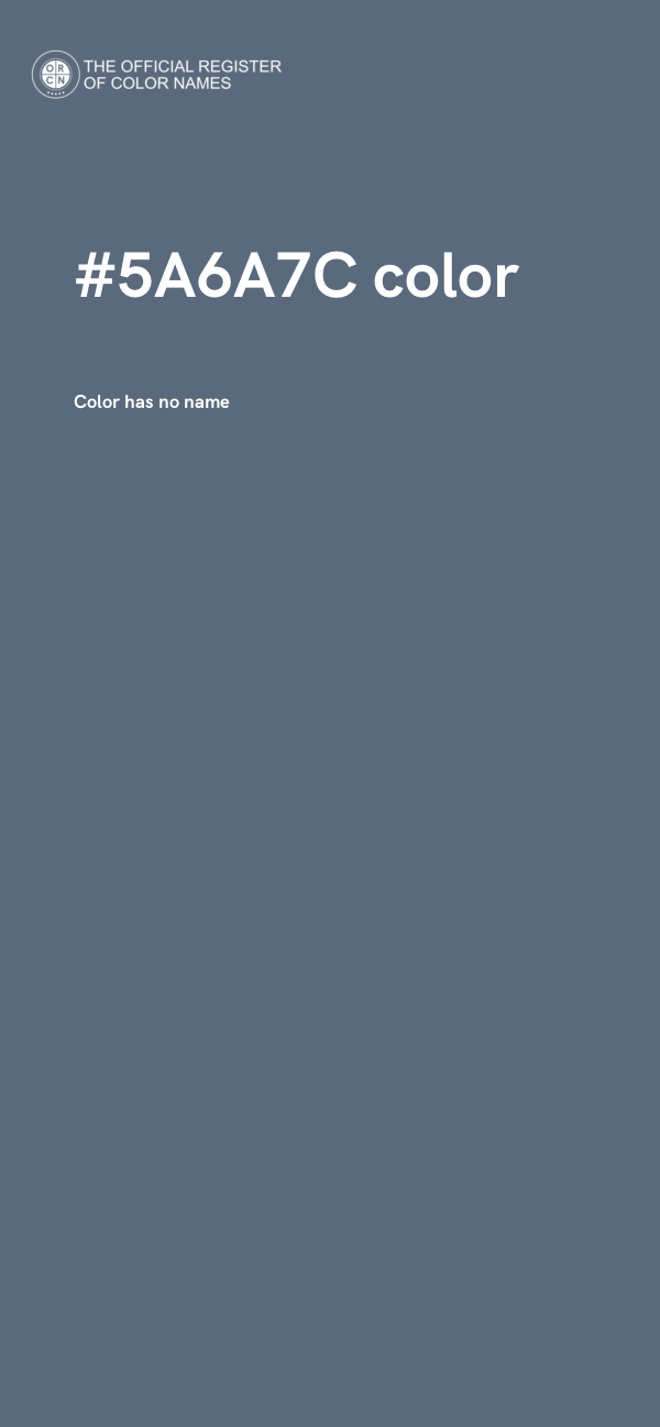 #5A6A7C color image