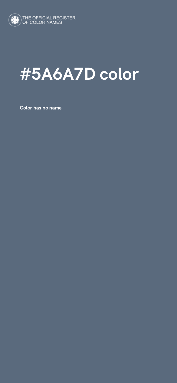 #5A6A7D color image