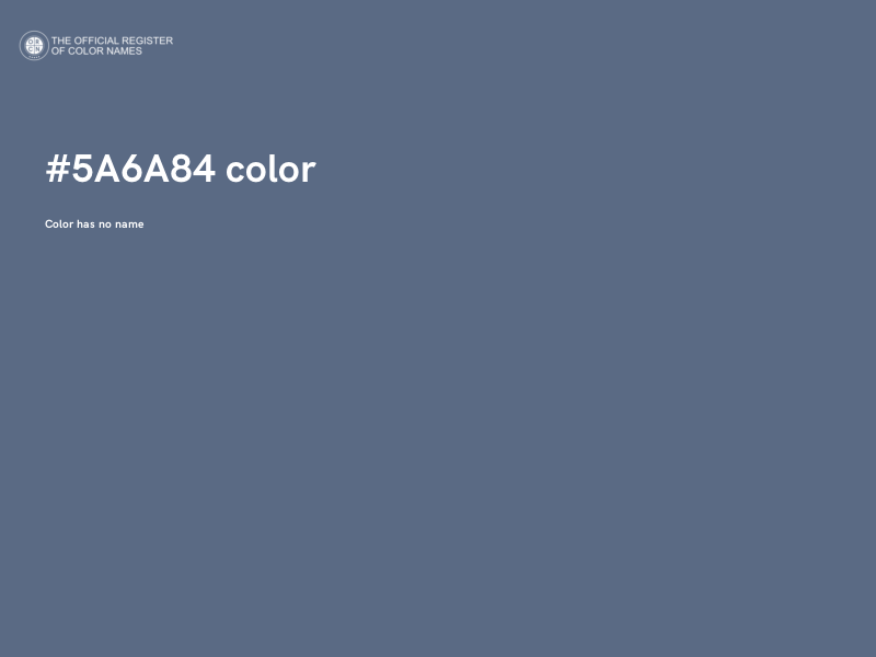 #5A6A84 color image