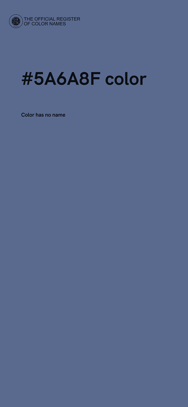 #5A6A8F color image