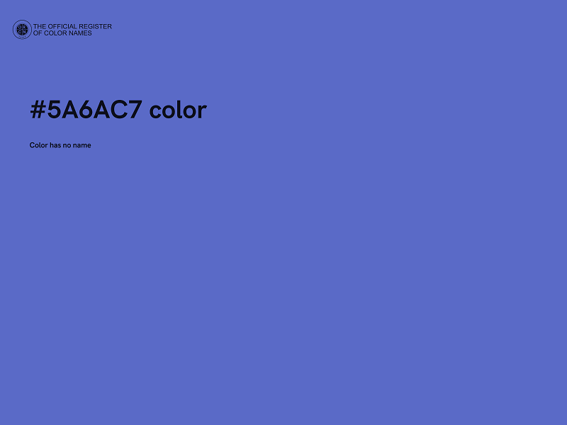 #5A6AC7 color image