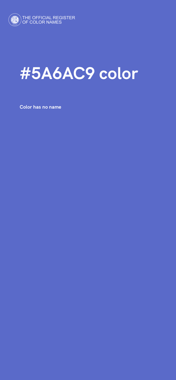 #5A6AC9 color image