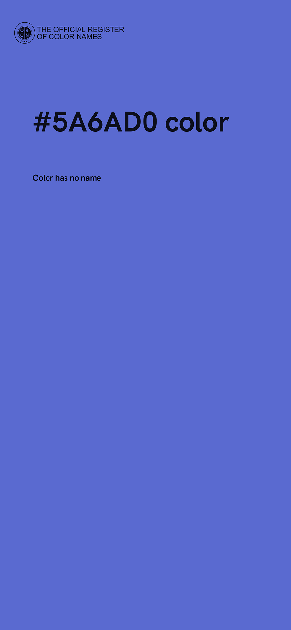 #5A6AD0 color image