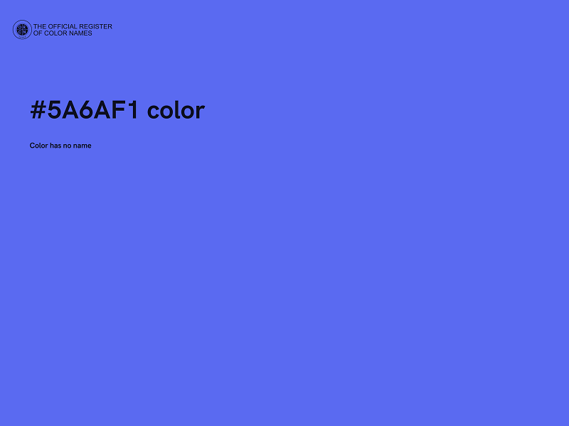 #5A6AF1 color image