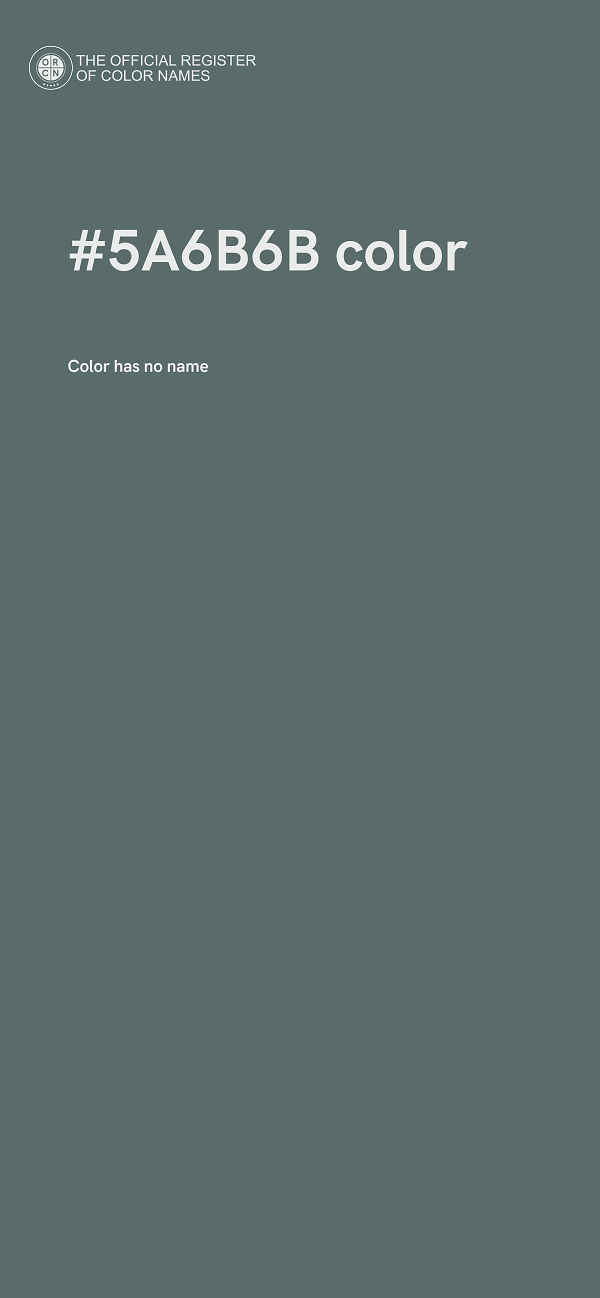 #5A6B6B color image