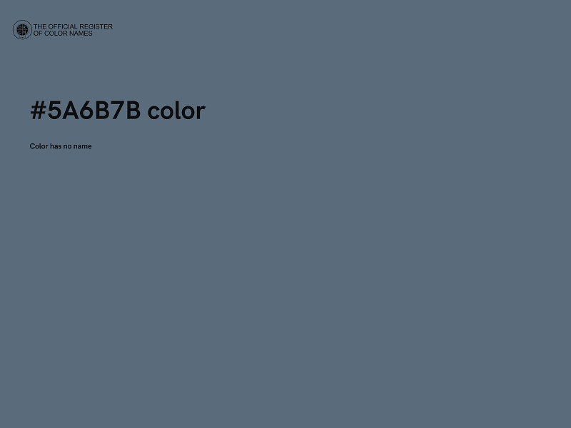 #5A6B7B color image