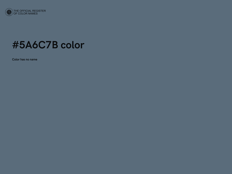 #5A6C7B color image