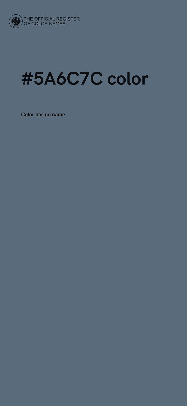 #5A6C7C color image