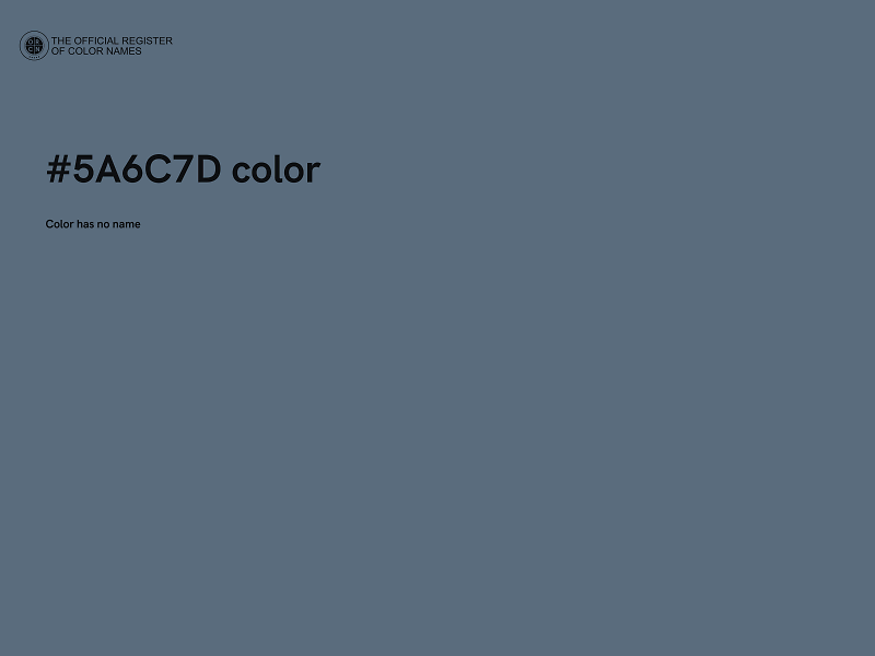 #5A6C7D color image