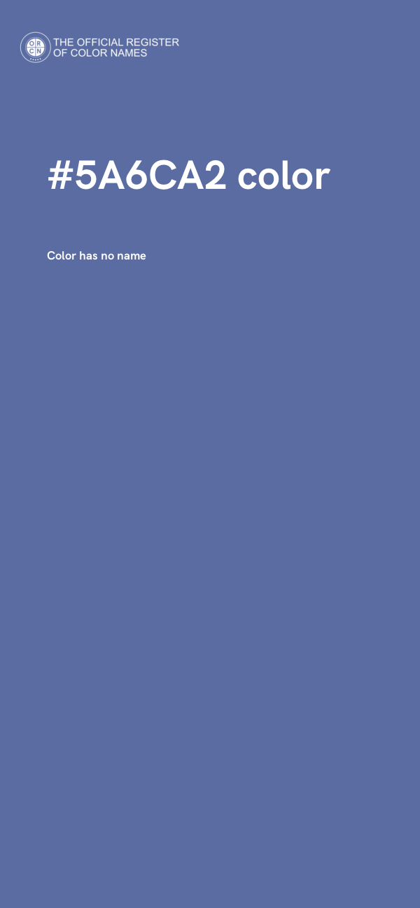 #5A6CA2 color image