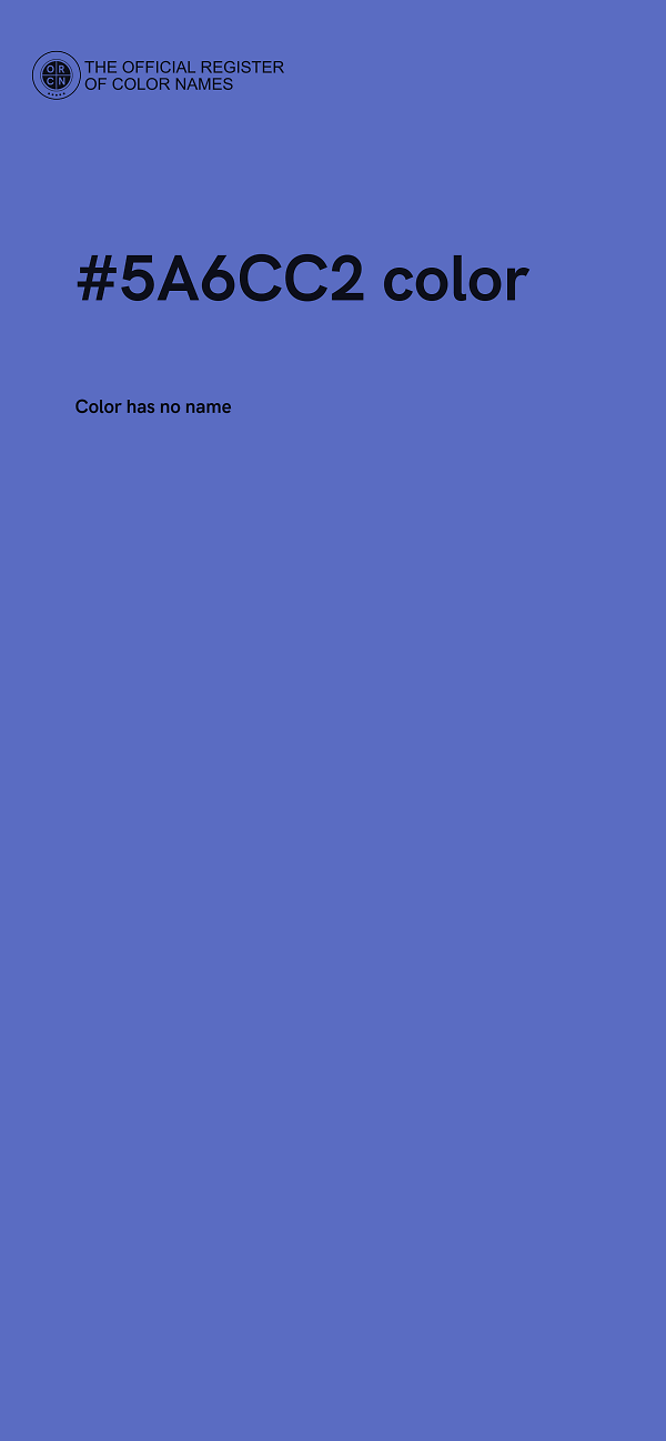 #5A6CC2 color image