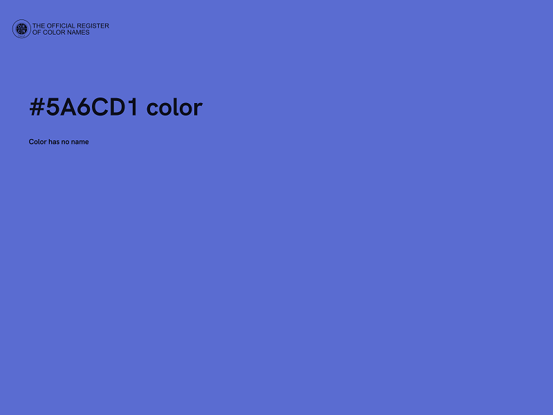 #5A6CD1 color image