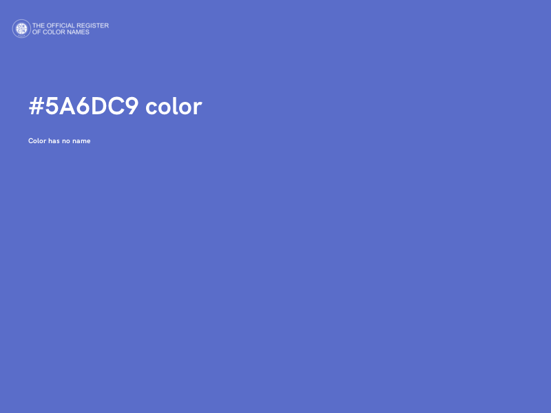 #5A6DC9 color image