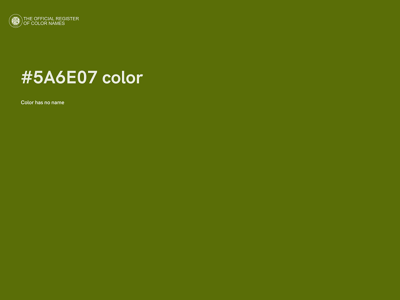 #5A6E07 color image